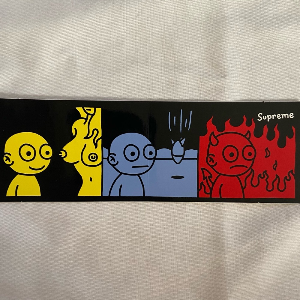 Supreme Life Strip Sticker